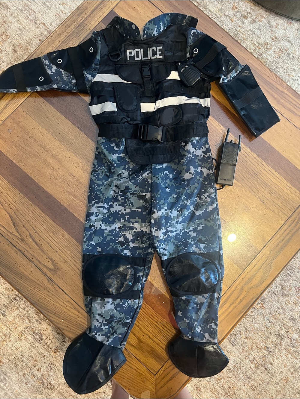 Kids Police One-Piece Costume - Navy Camo